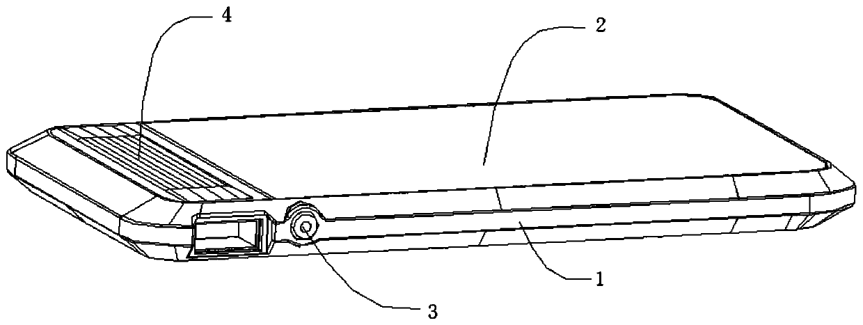 Mobile phone support with wireless charging function