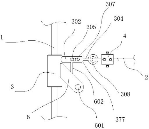 A high-altitude stabilizing device for building exterior wall construction