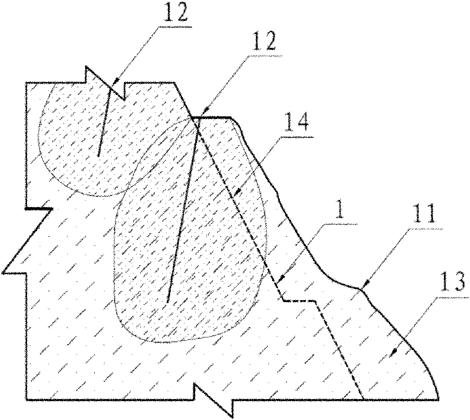 Side slope reinforcing method and structure