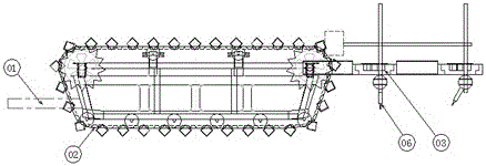 Crawler-type self-walking lotus root harvesting machine and method