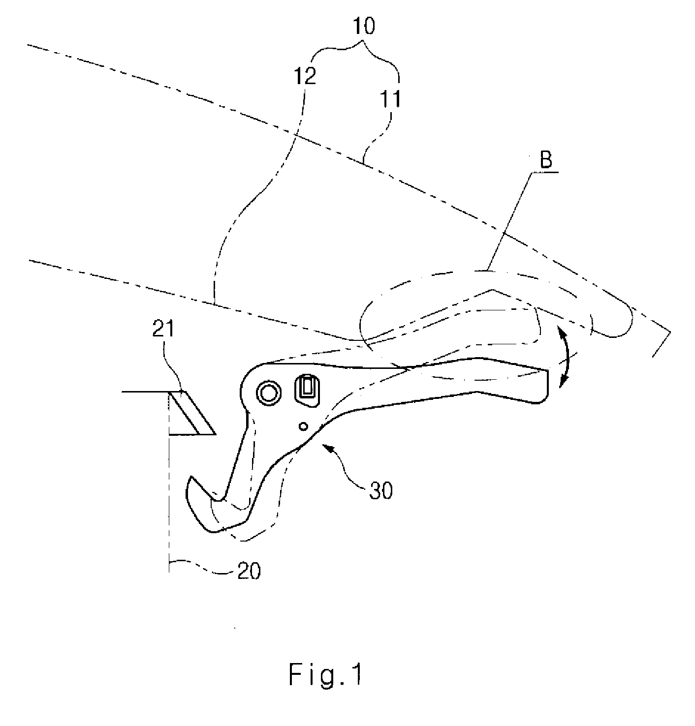 Safety Hook Structure for Hood