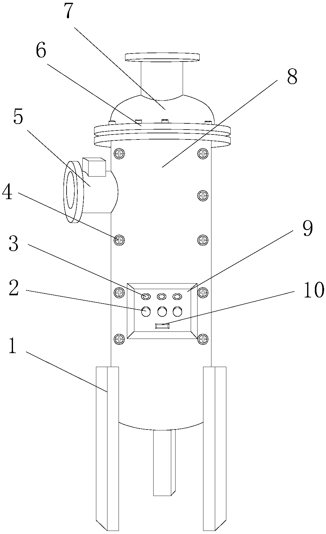 Oil-water separator for petroleum refining