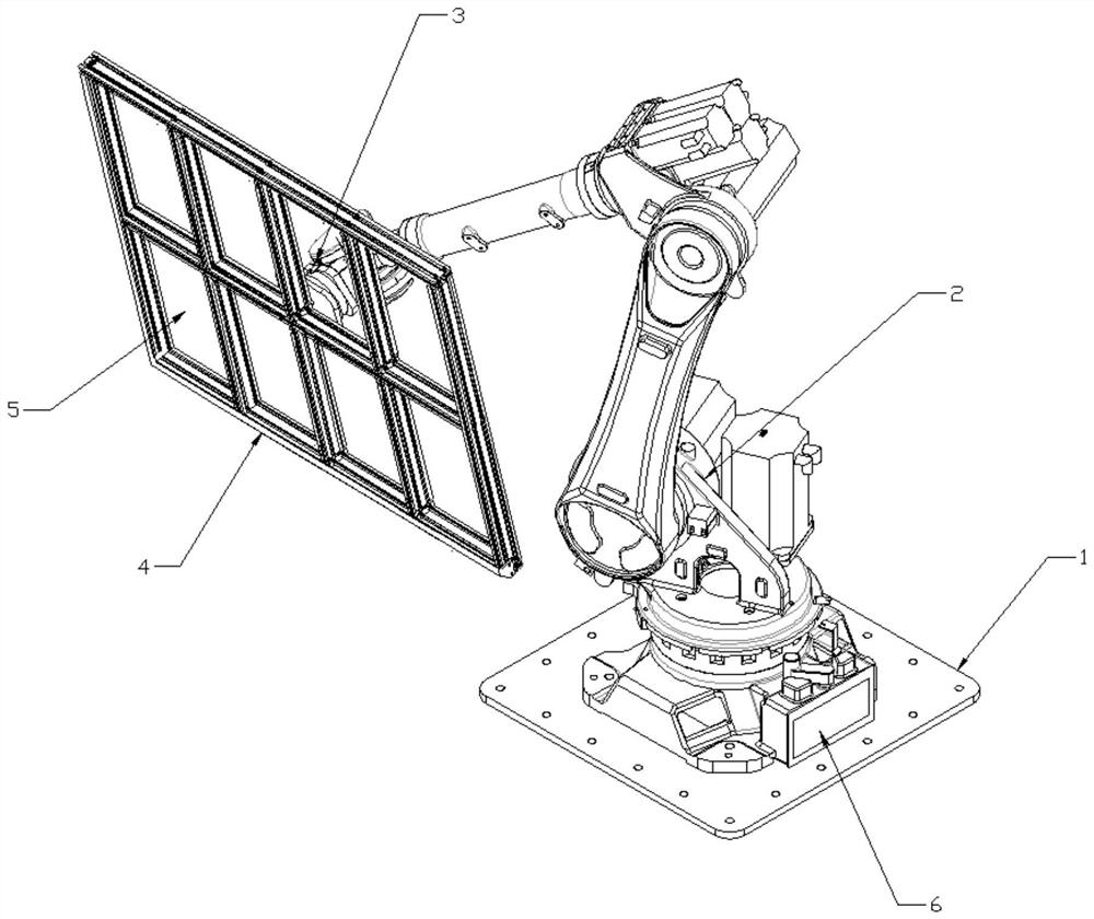 Grabbing device and grabbing method for glass multi-station manual splitting processing