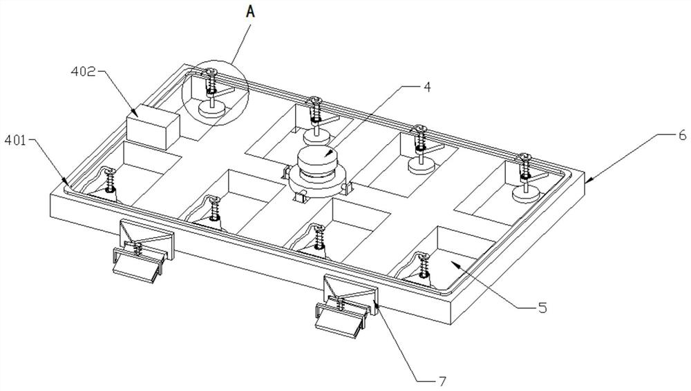 Grabbing device and grabbing method for glass multi-station manual splitting processing