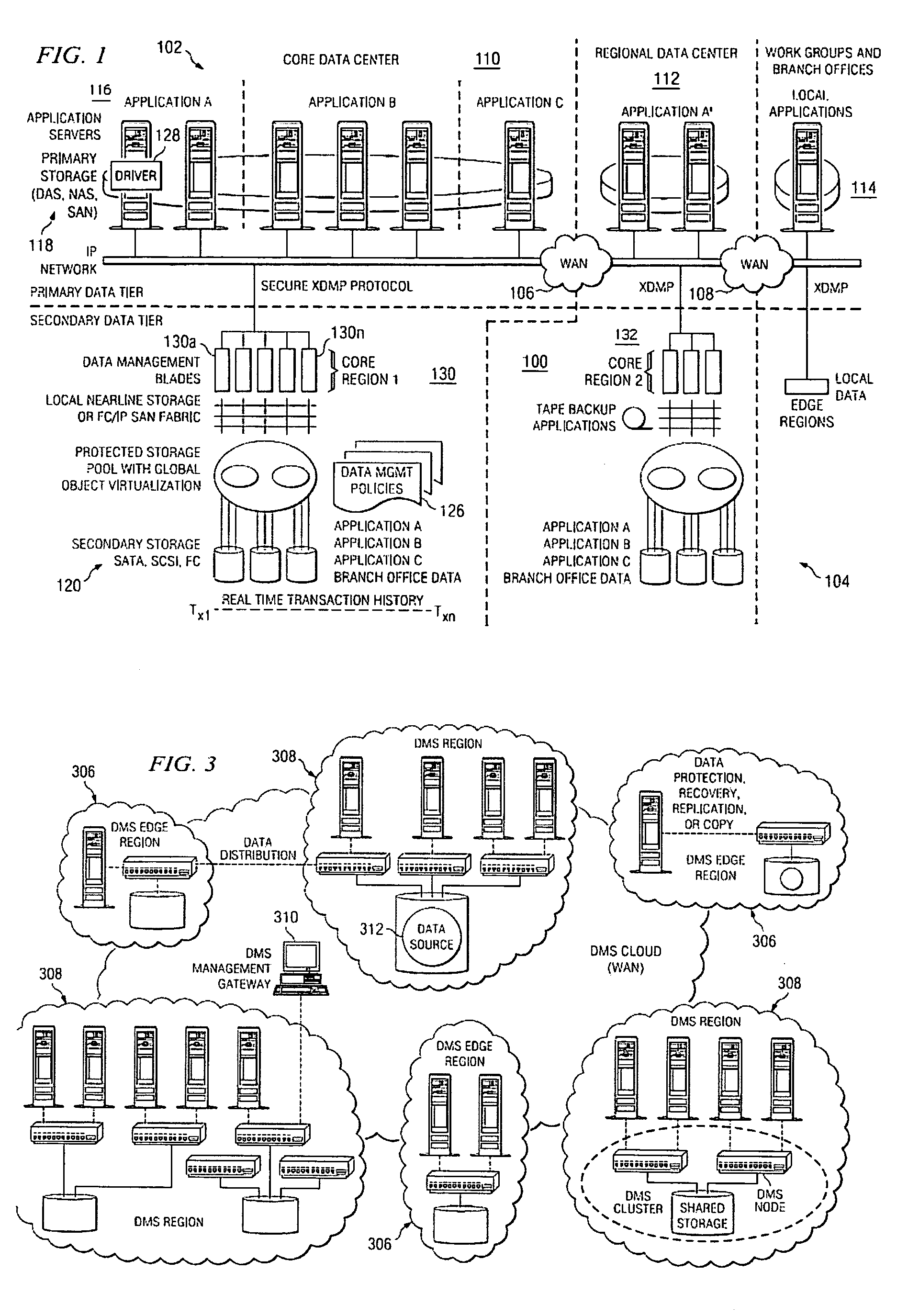 Management interface for a system that provides automated, real-time, continuous data protection