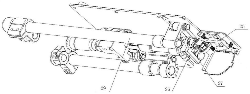 Sewing machine transmission structure