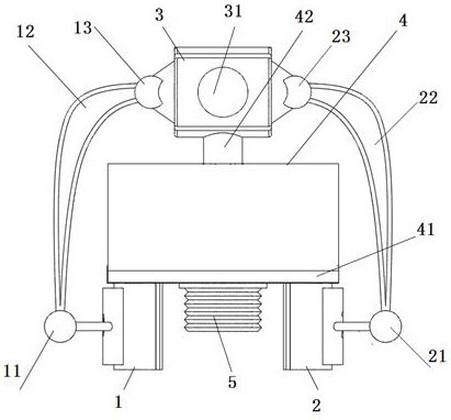 Thermoplastic pipe fitting fastening device and anti-oxidation heating method