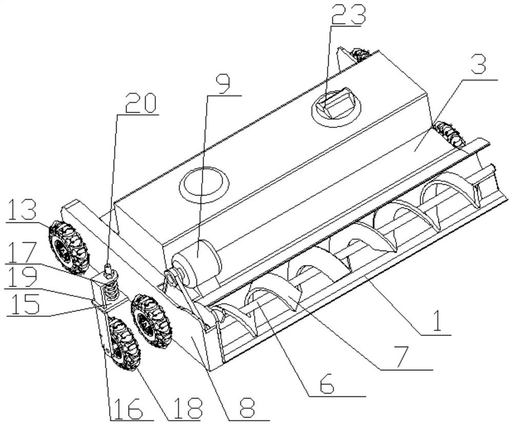 Cleaning device for solar photovoltaic panel