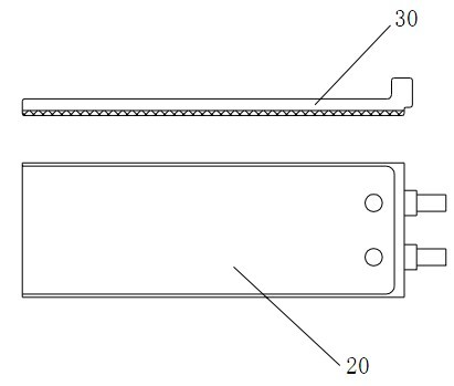 Automatic adhesive sticking machine of flexible packaged lithium battery