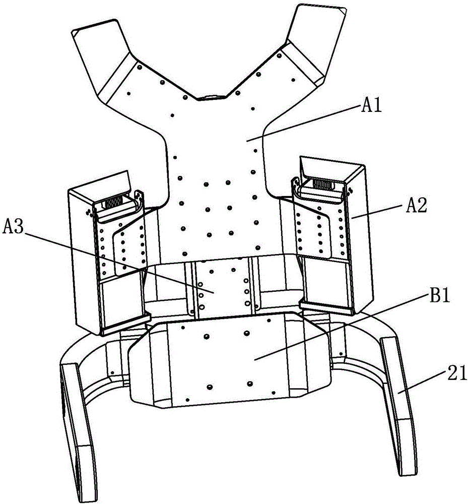 Heavy-load under-actuated parallel lower-limb assisting exoskeleton with elastic buffer