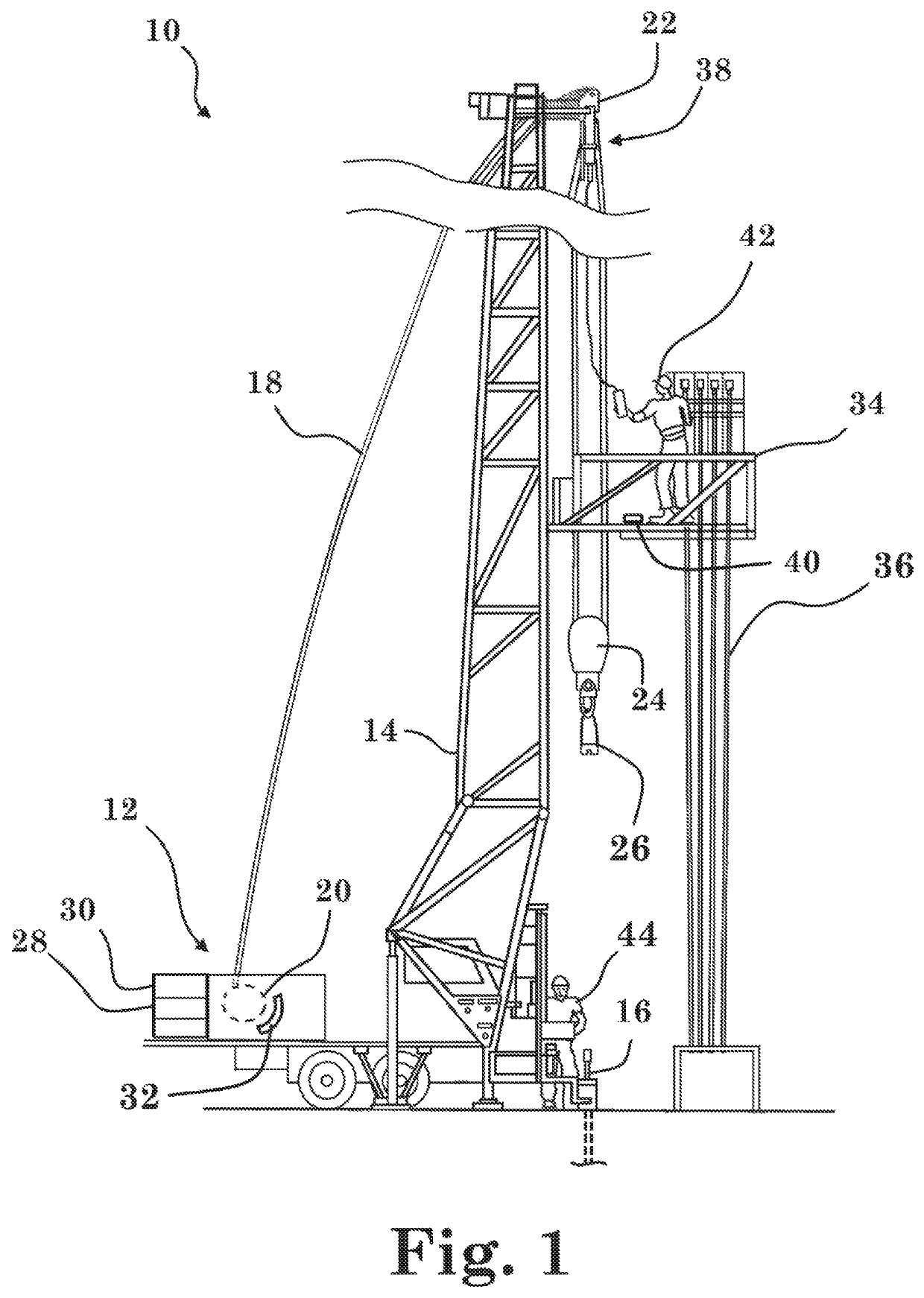 Interlock for a drill rig and method for operating a drill rig