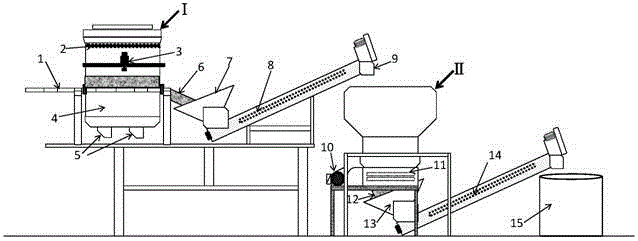 Disassembling and crushing device for waste soft package power batteries