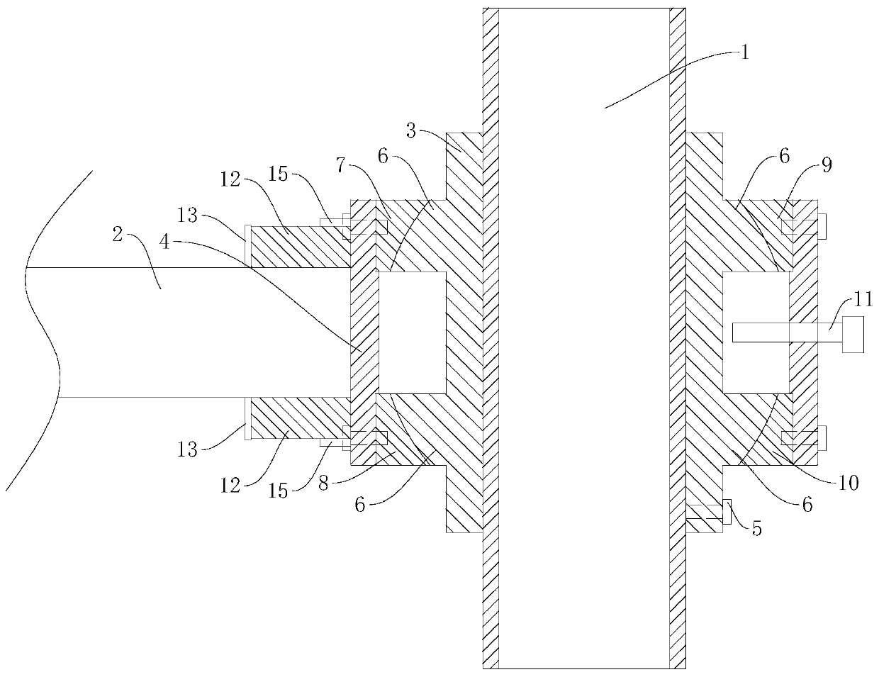 Steel structure node connecting structure for building and connecting method thereof