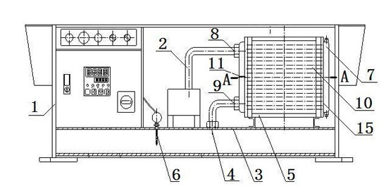 Intelligent air-cooled hydraulic punching and shearing machine