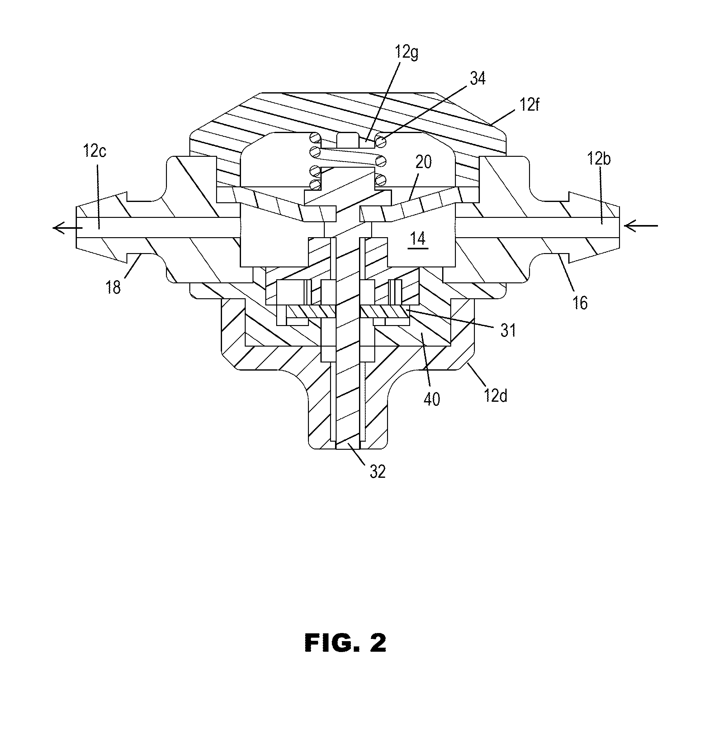 Low flow emitter with exit port closure mechanism for subsurface irrigation