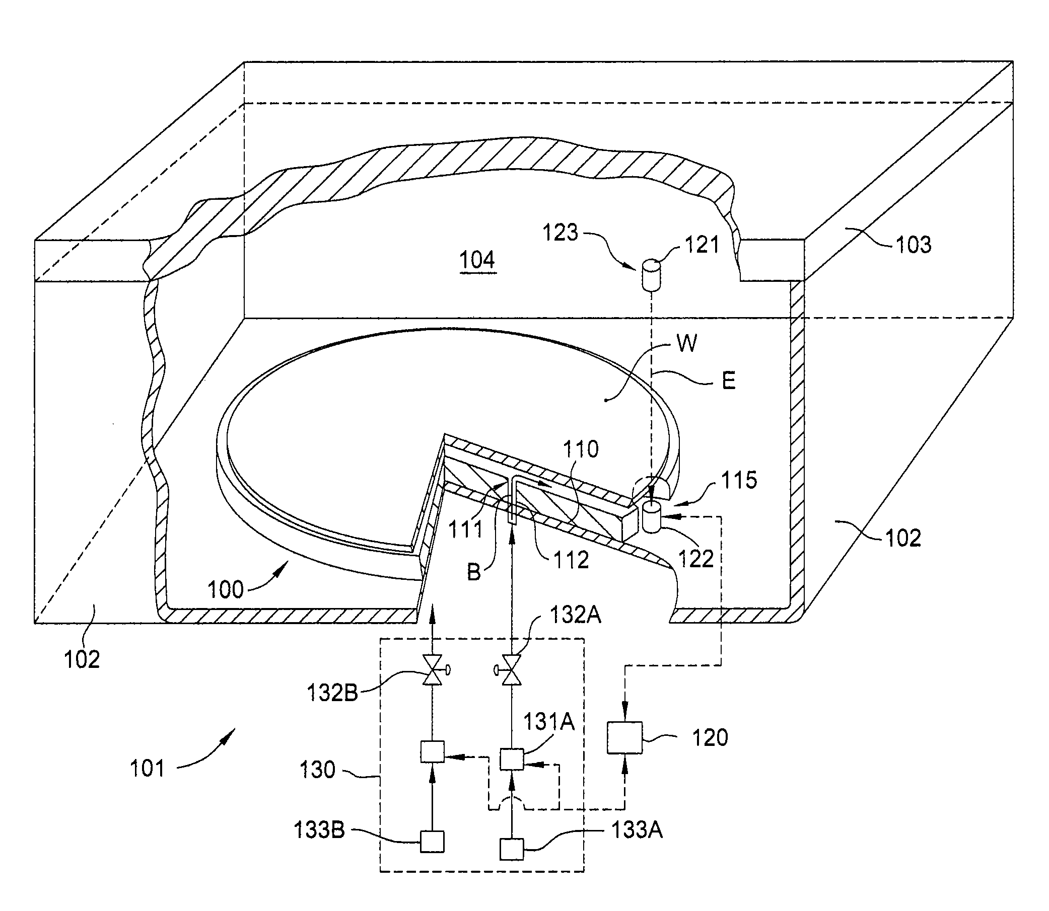 Apparatus and method for supporting, positioning and rotating a substrate in a processing chamber