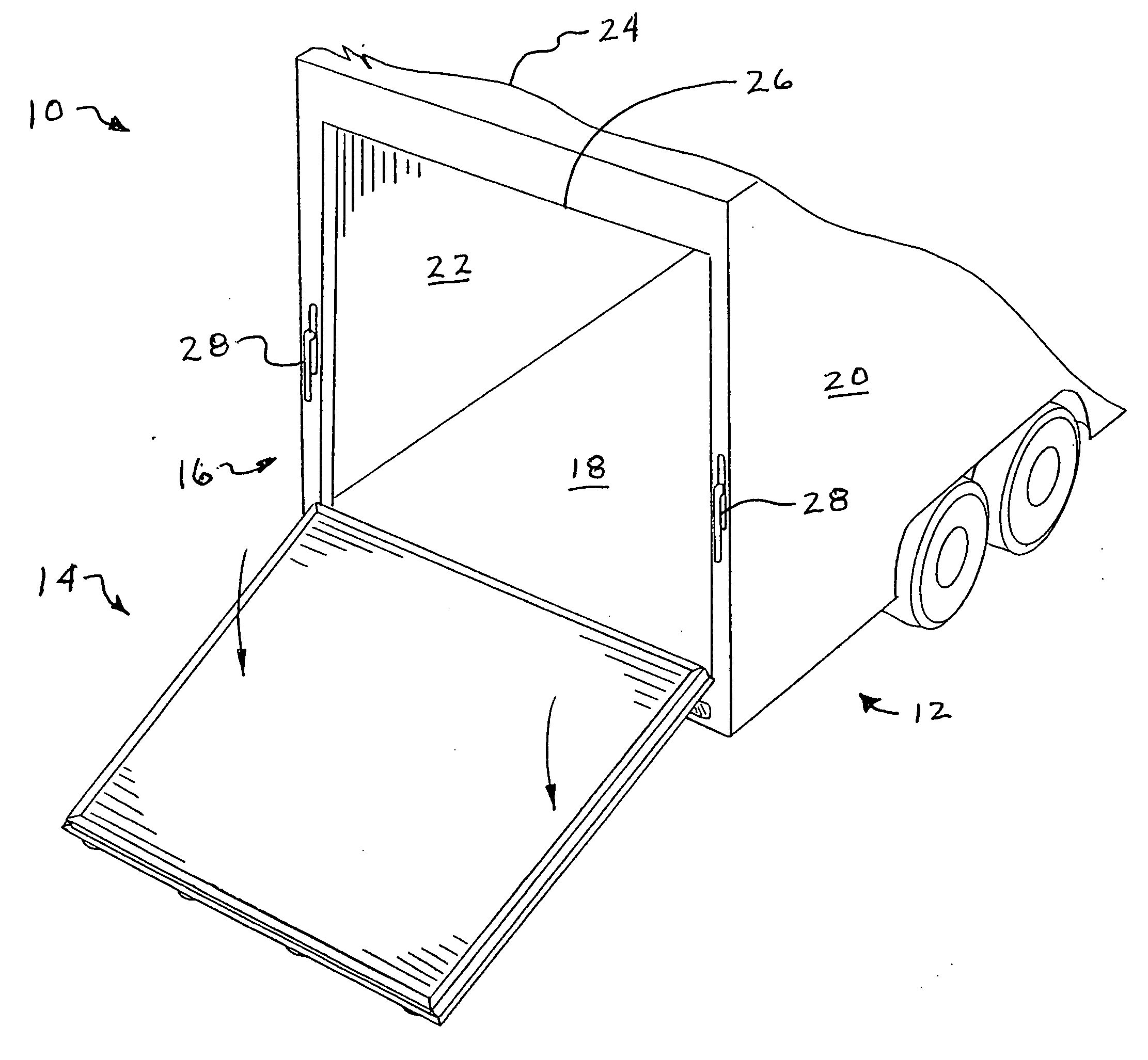 Composite cargo door/ramp