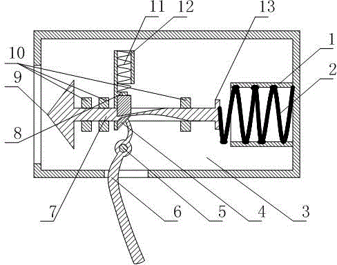 Handle type window breaking device