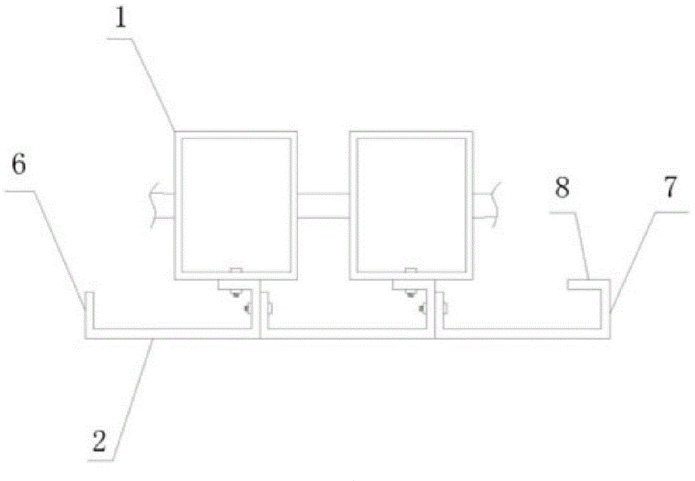 Novel metal plate curtain wall