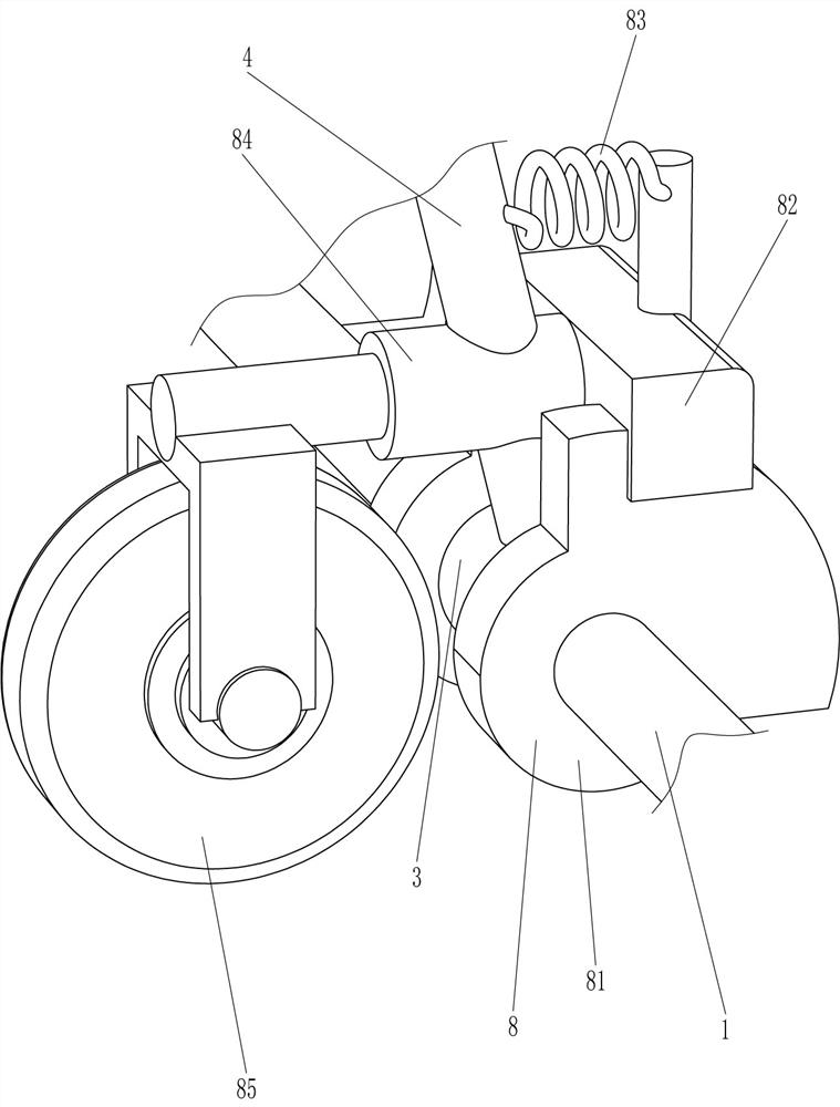 Giant saw disc translation type carrying and stacking equipment