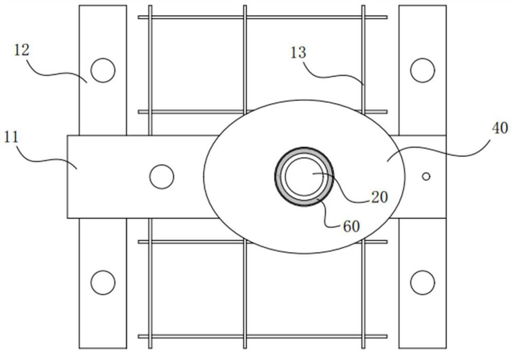 Daily collision recovery type anti-collision column and construction method thereof