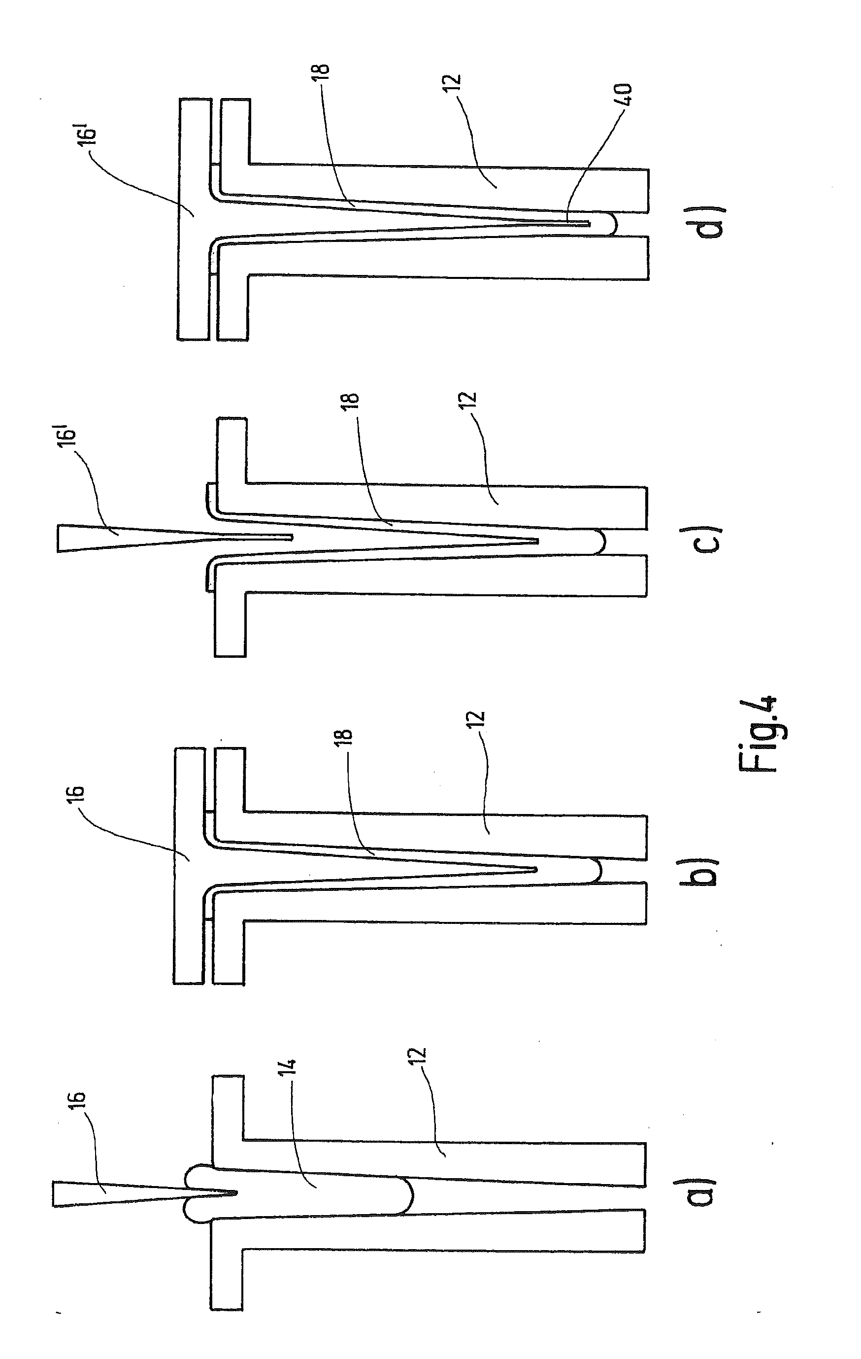 Production of a pharmaceutical container from the melt