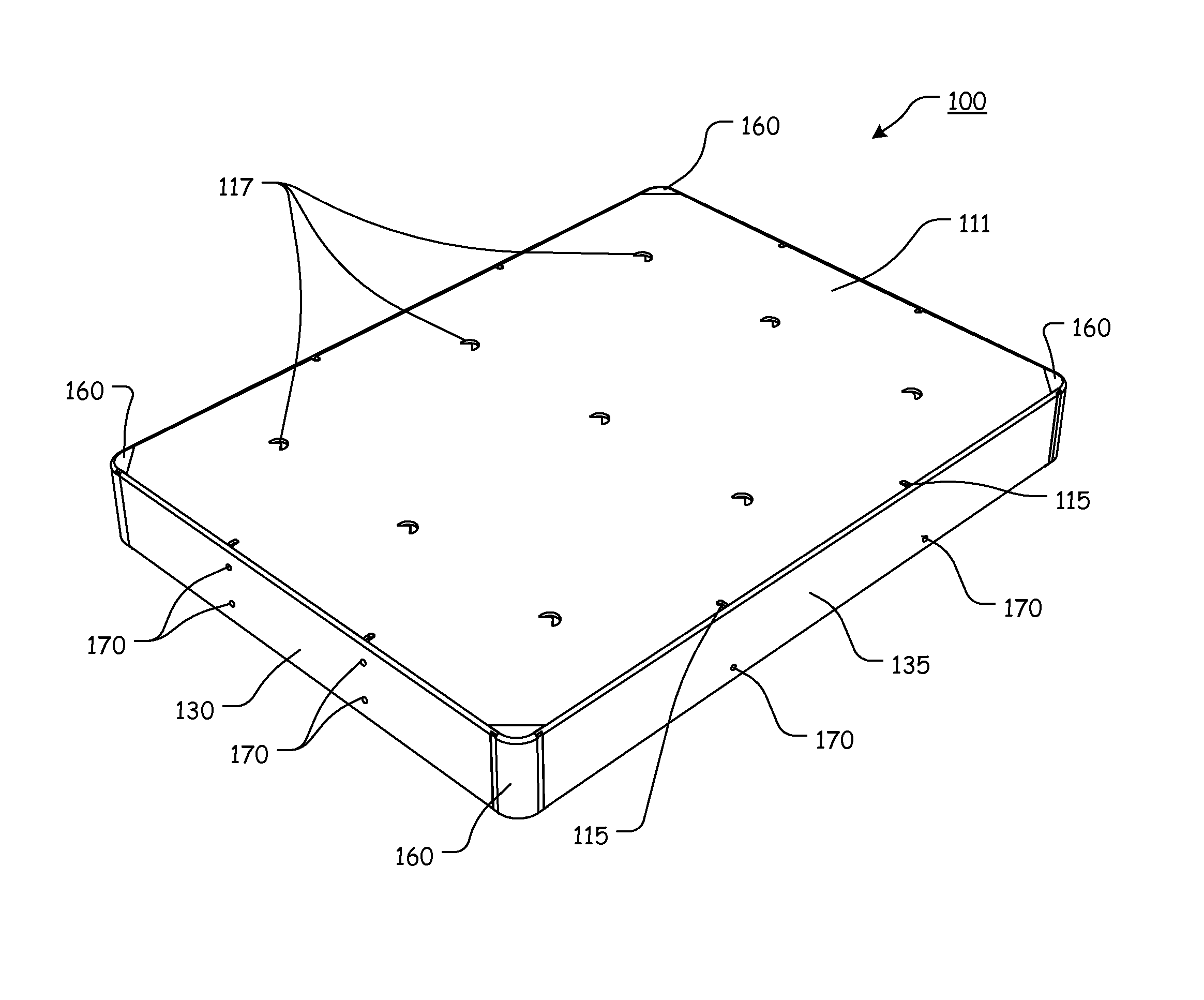 Rapid assembly support structure