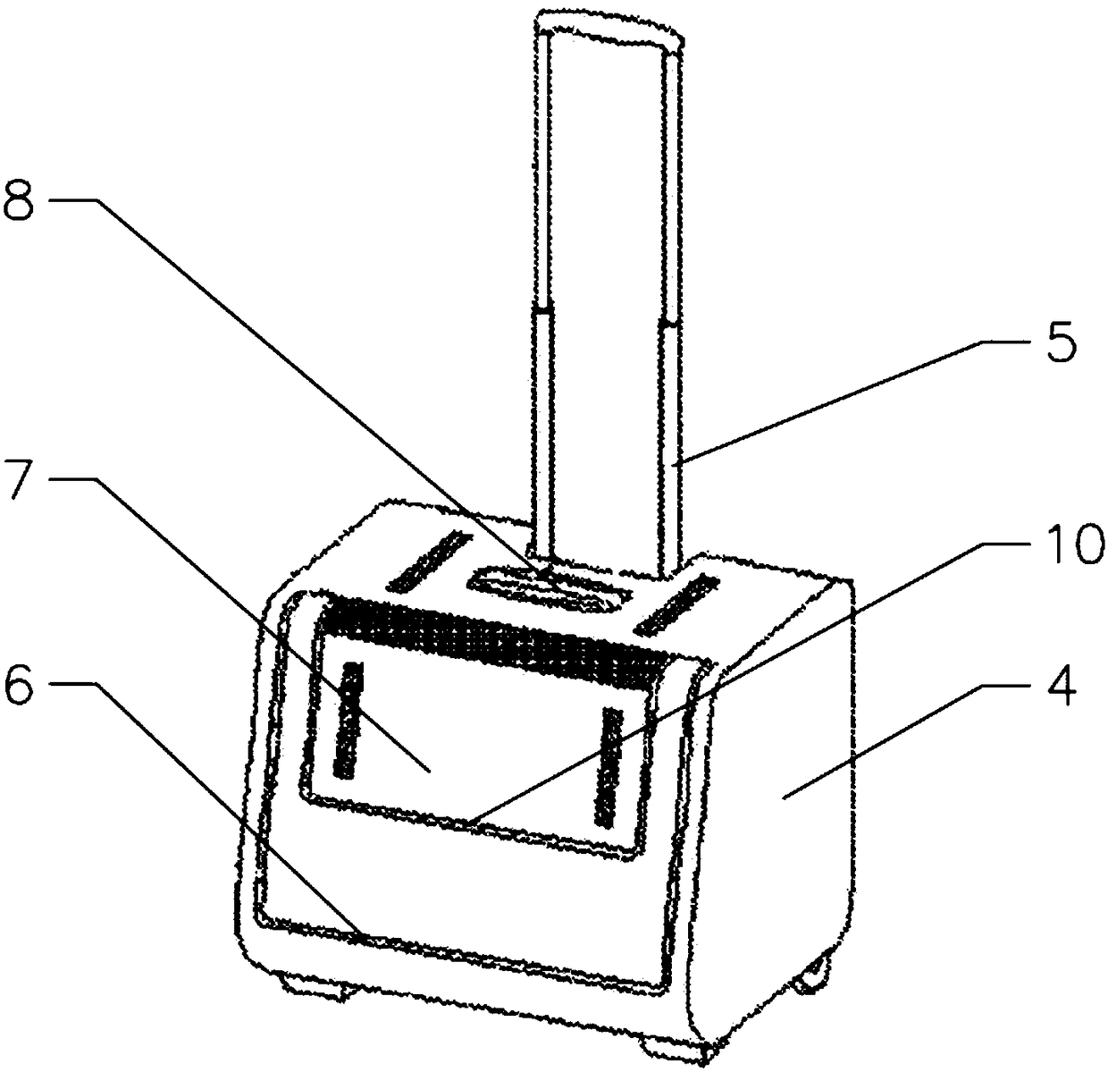 Suitcase zipper and suitcase