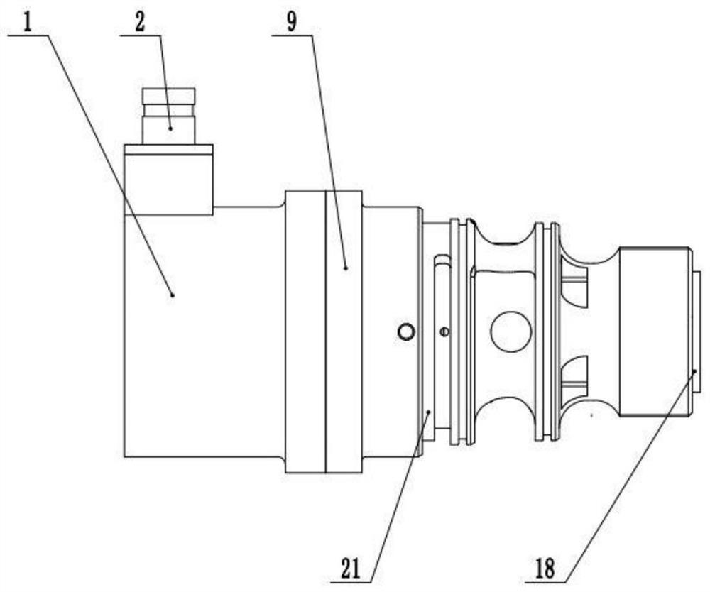 Two-dimensional plug-in type load sensitive valve