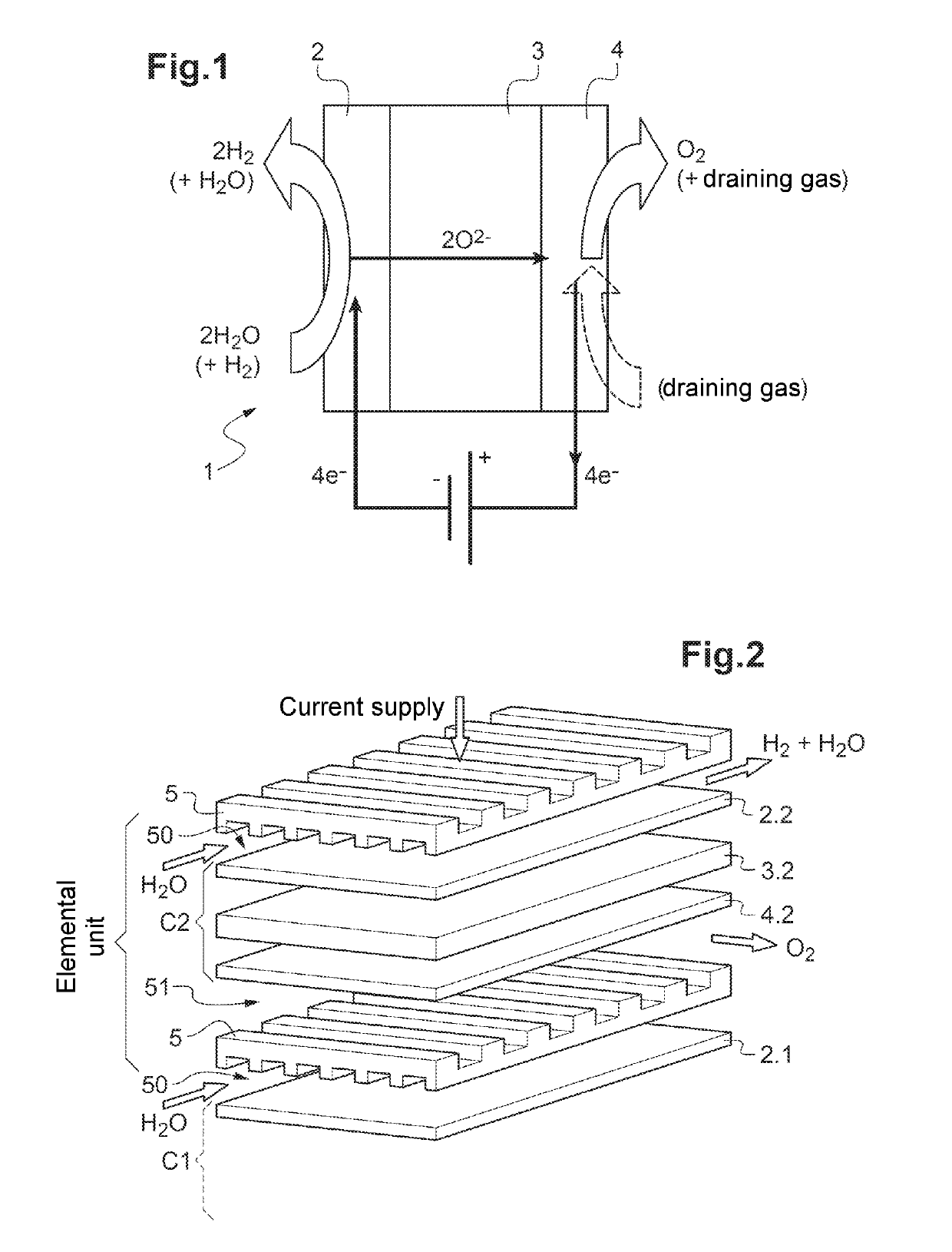 Process for starting mode or stand-by mode operation of a power-to-gas unit comprising a plurality of high-temperature electrolysis (SOEC) or co-electrolysis reactors