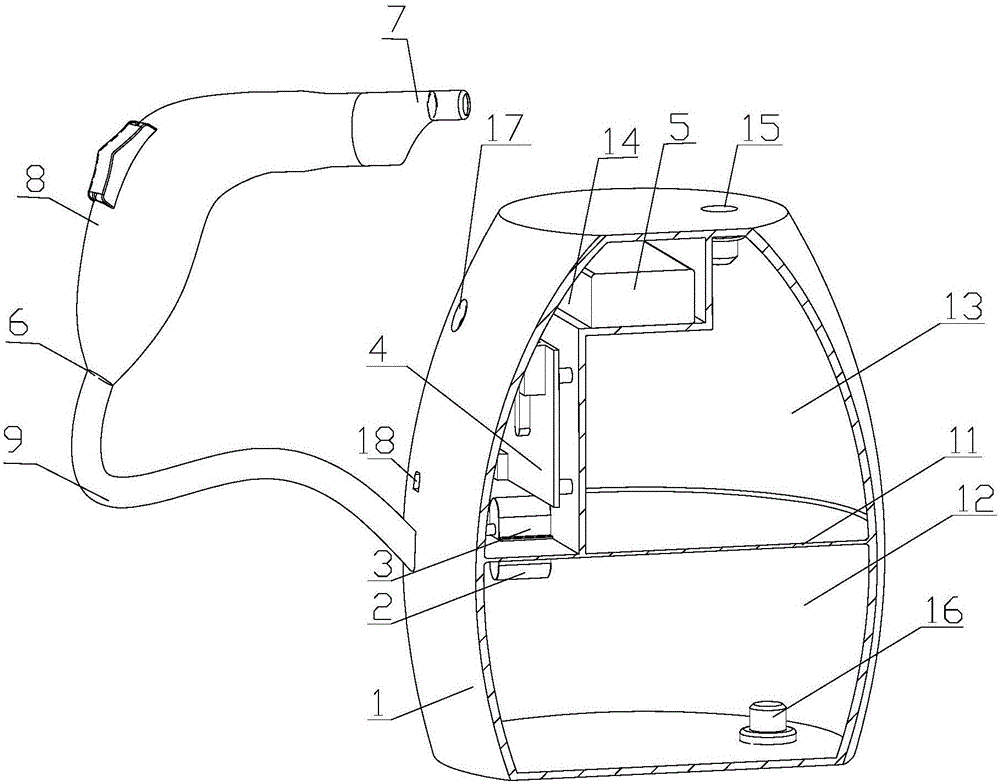 Ear-washing machine and control method thereof