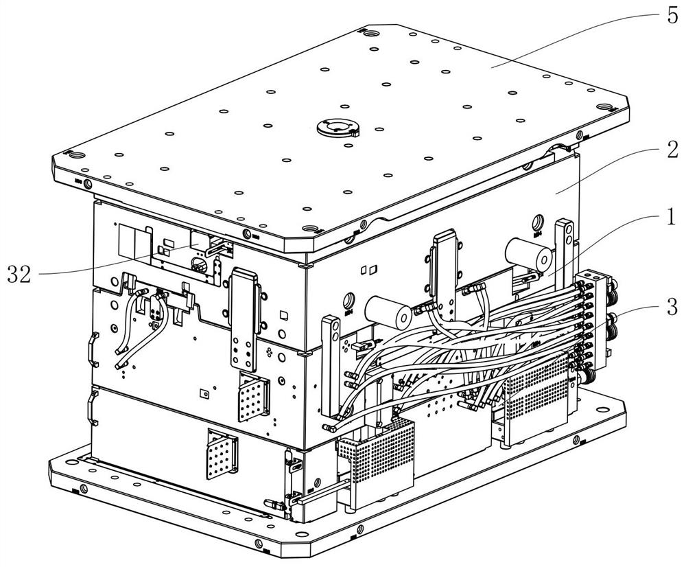 Injection mold for instrument panel