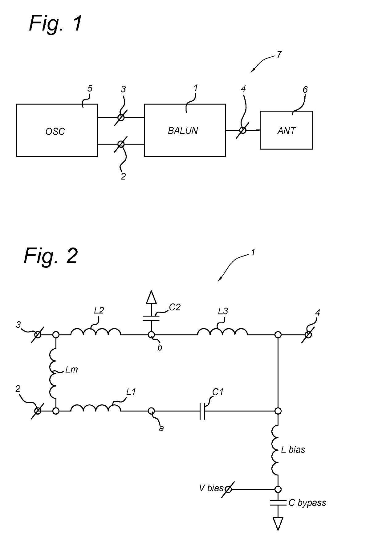 Balun circuit arrangement