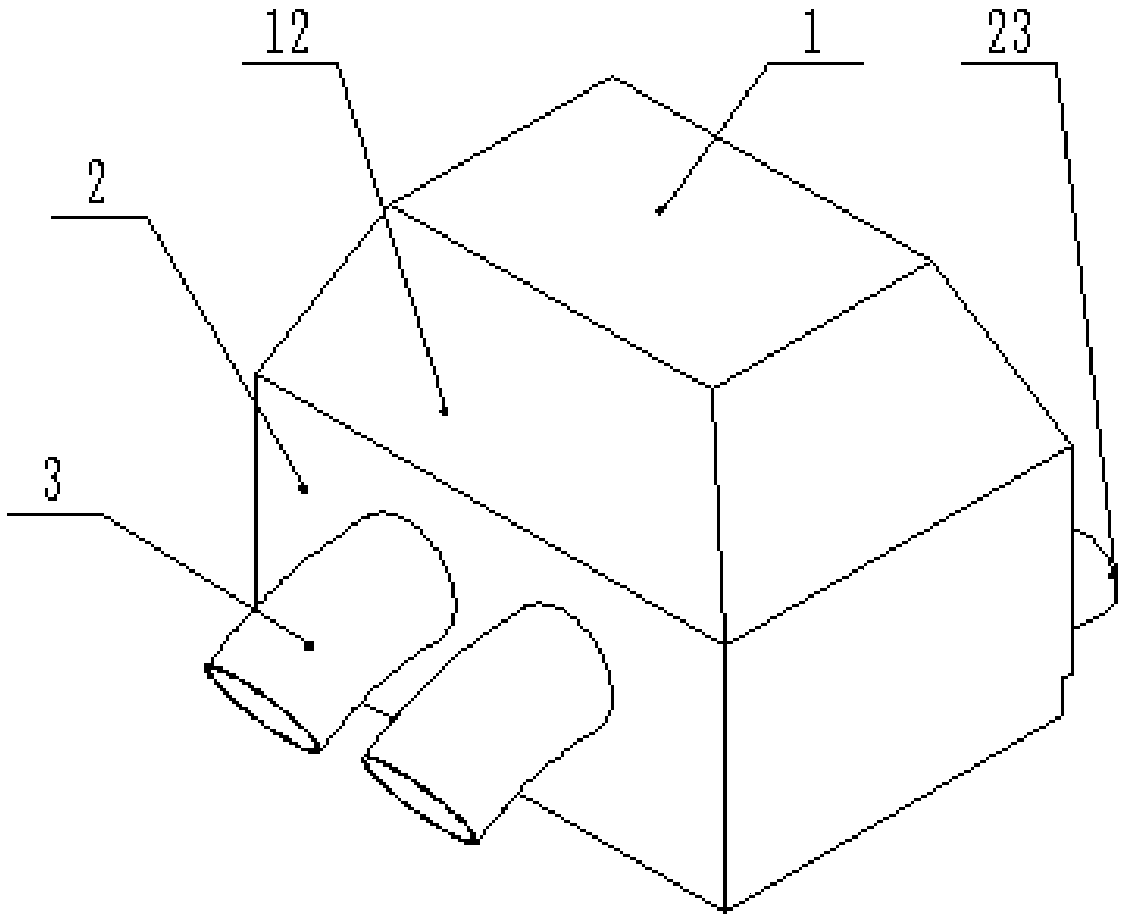 Negative pressure suction device beside oral chair