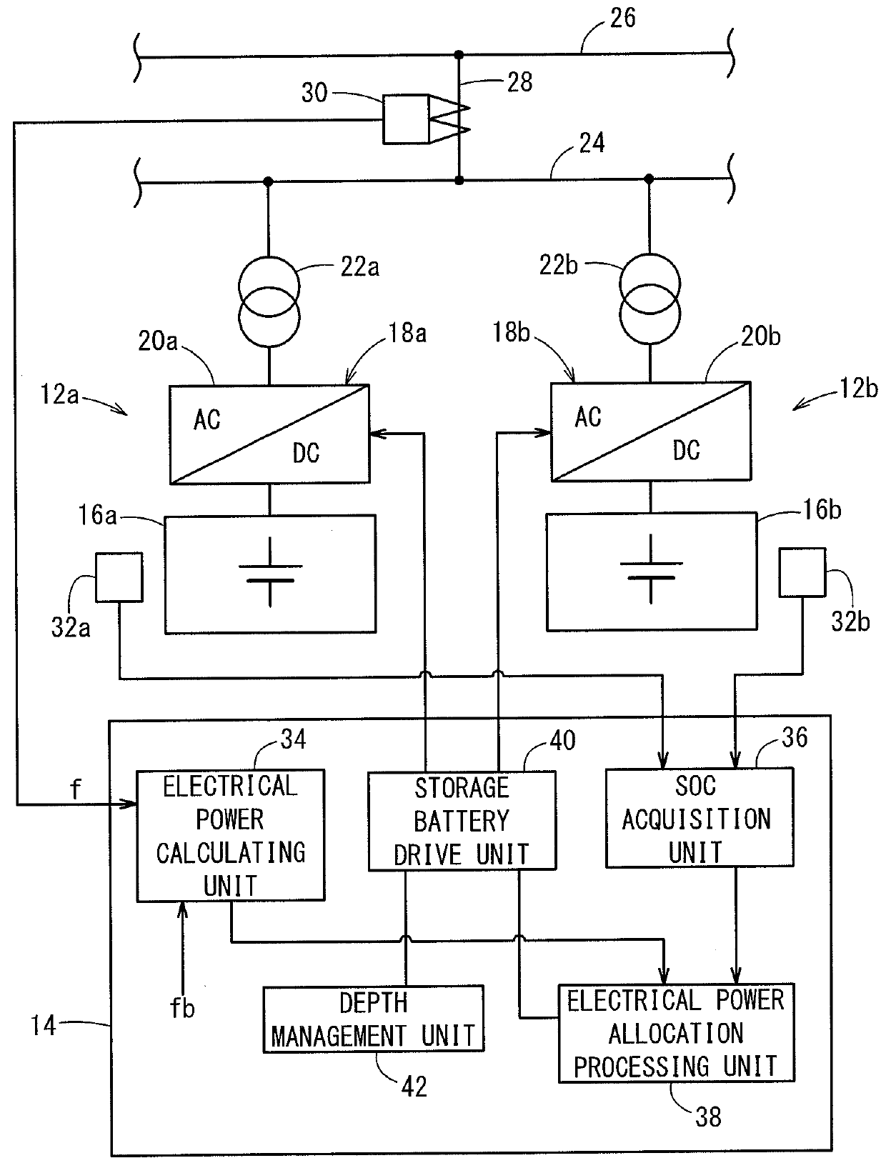 Method for controlling storage battery system