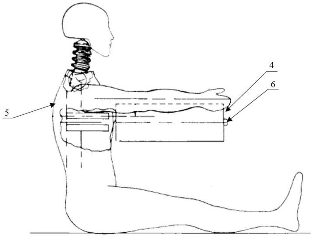 Correction method for chest compression deformation amount of dummy in collision test