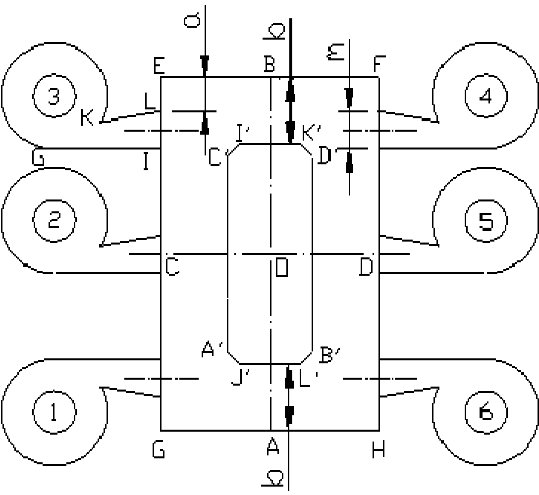 Circulating fluidized-bed boiler with multiple separators and annular hearth