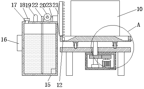 Automatic spraying device with uniform spraying