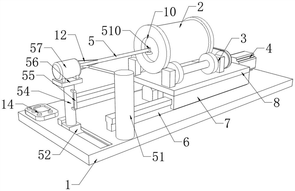 Centrifugal casting mold with inner convex casting and capable of realizing bidirectional movement