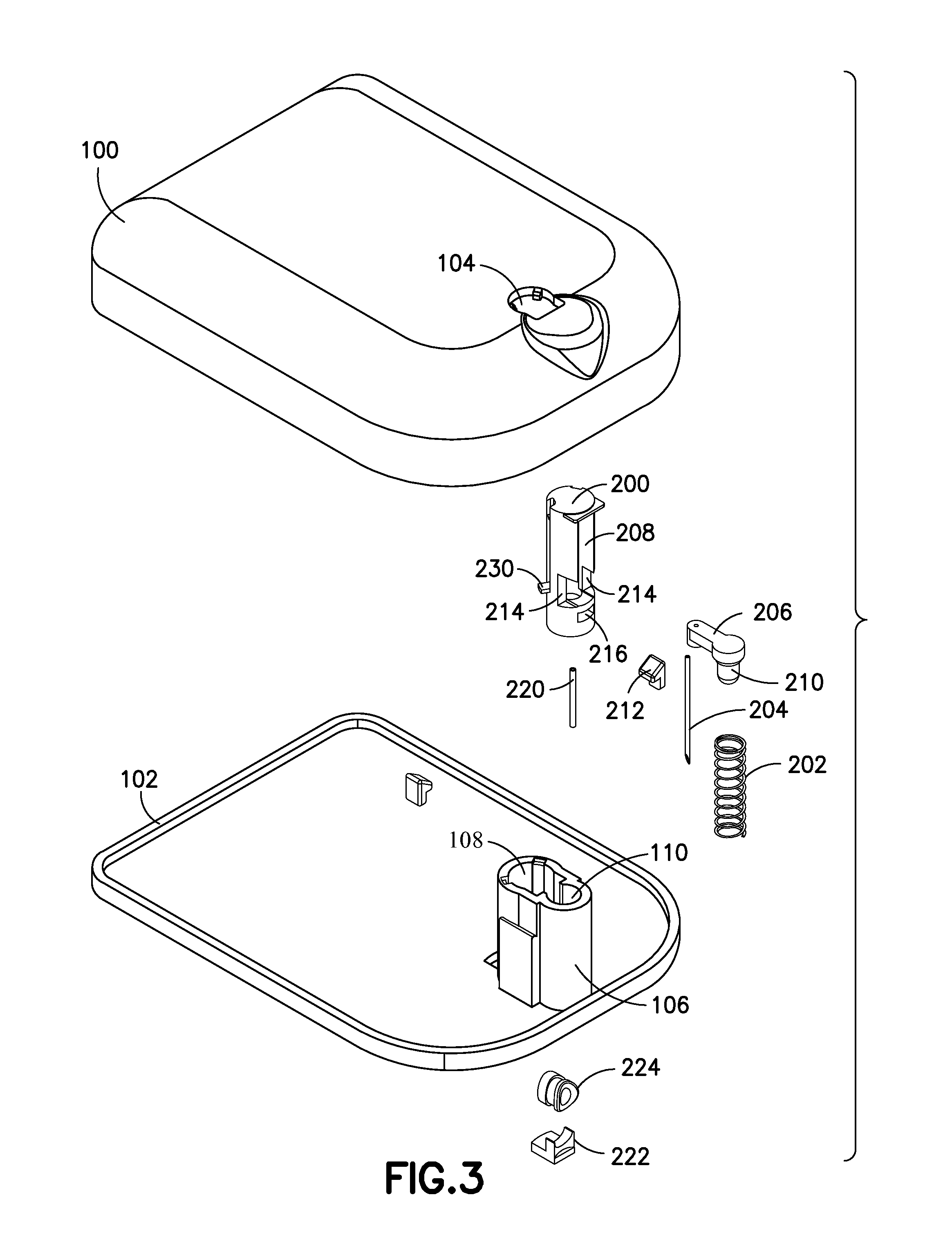 Catheter insertion mechanism for a patch pump