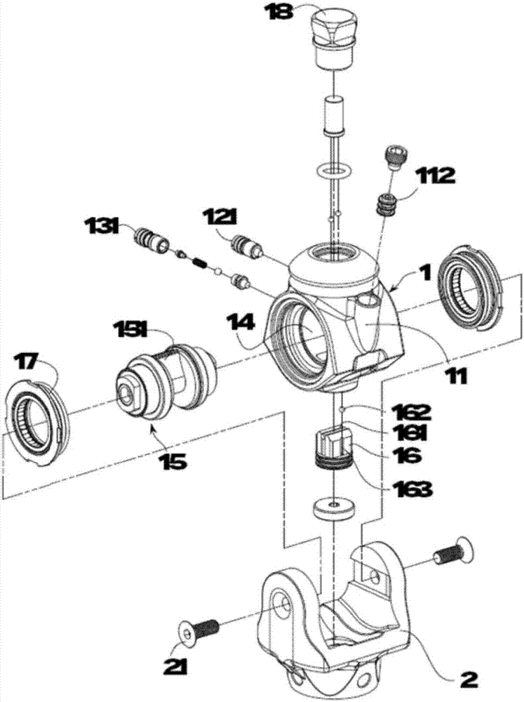 Oil pressure ankle joint