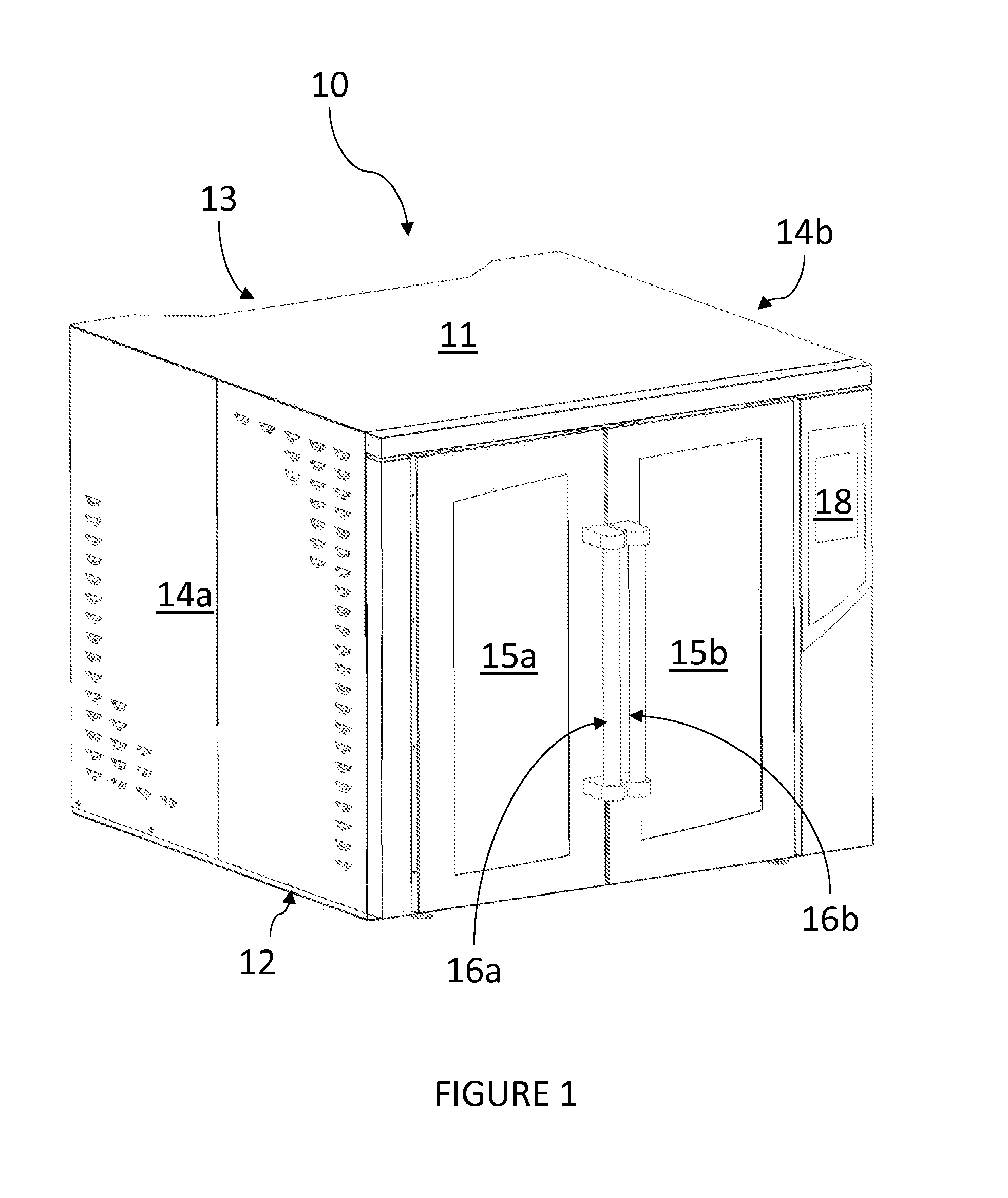 Convection oven having removable air plenums