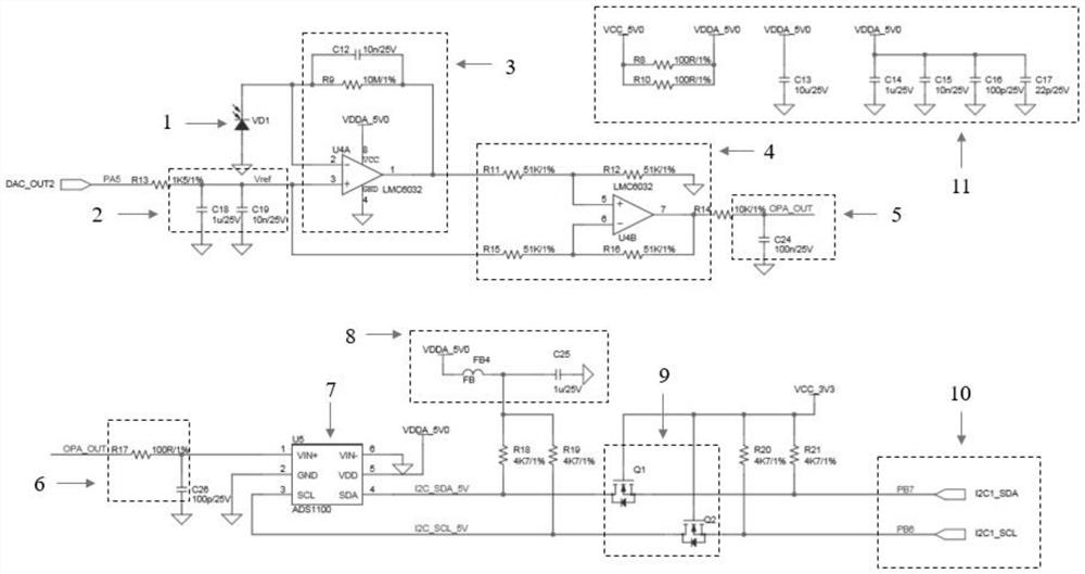 Gallium oxide-based heterojunction integrated photoelectric chip, remote ultraviolet array monitor and manufacturing method of remote ultraviolet array monitor