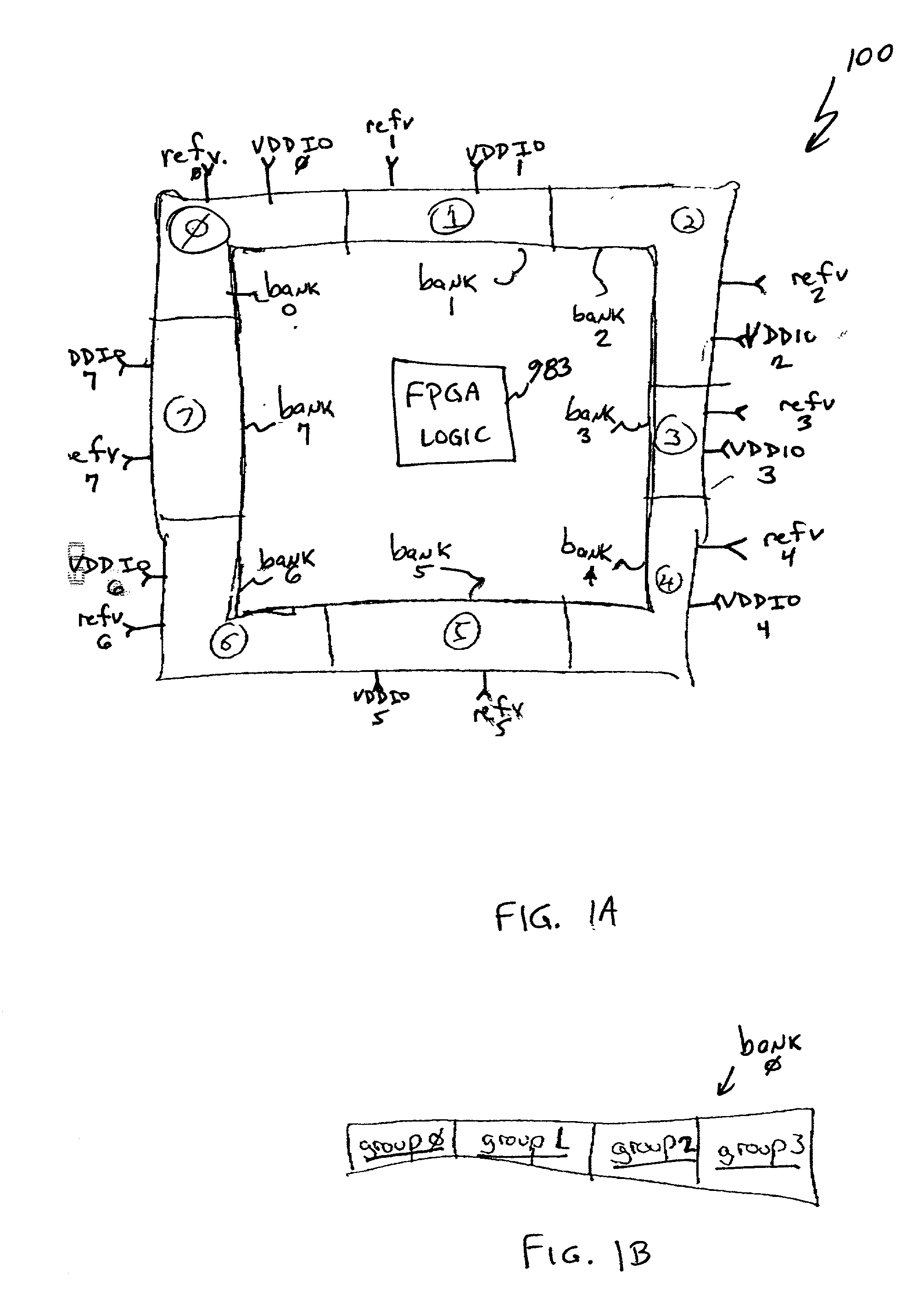 Multi-functional I/O buffers in a field programmable gate array (FPGA)