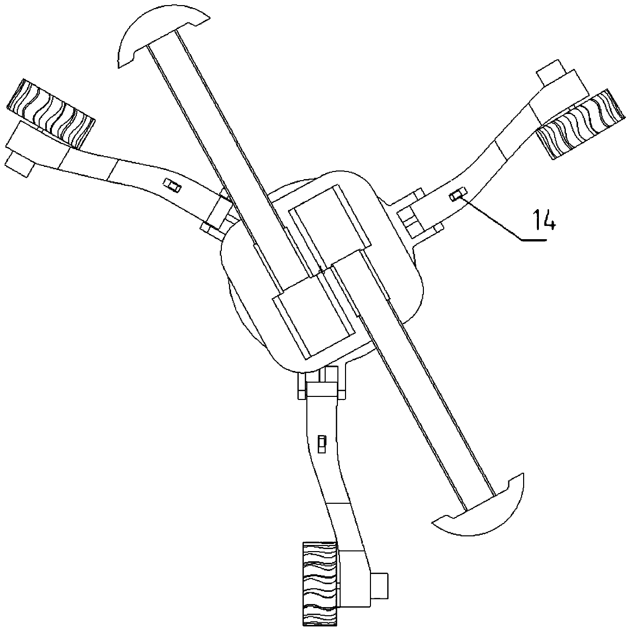 Pipeline inspection robot