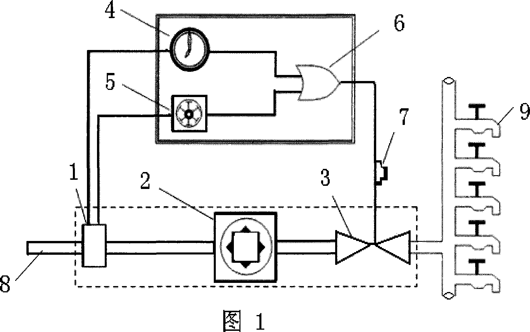 Household water leakage prevention method and intellectual water meter