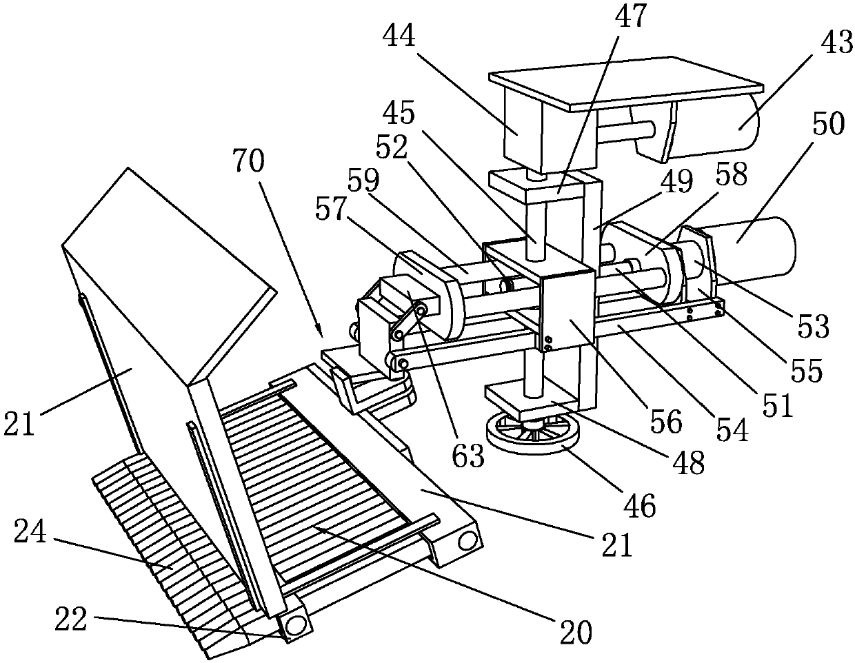 Linear flame welding machine and welding method thereof