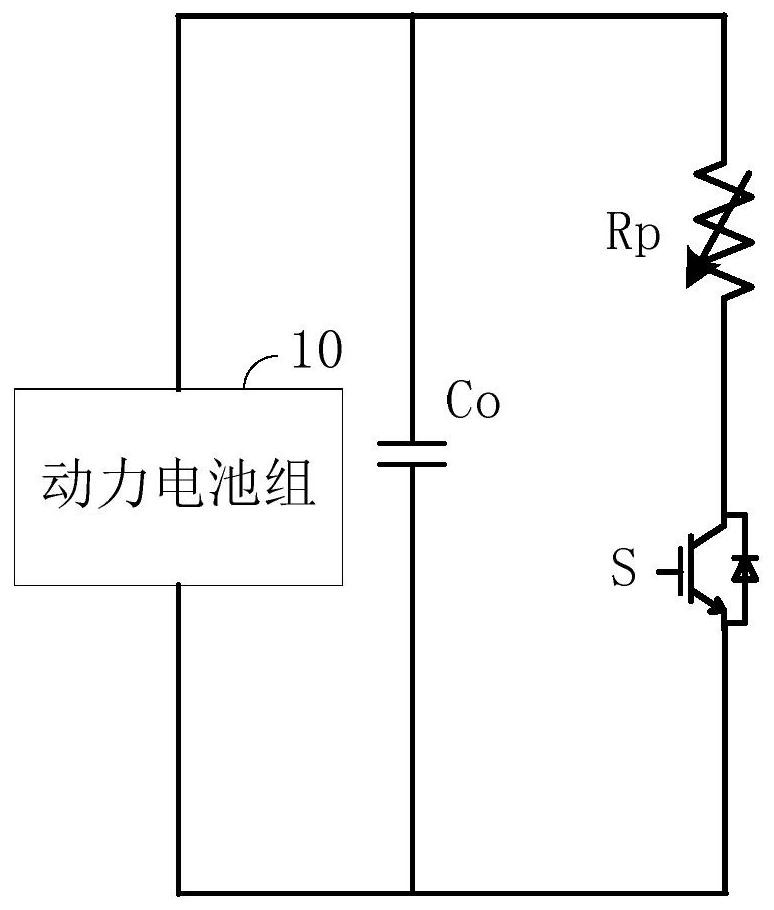 Electric driving system, power assembly, heating method and electric vehicle