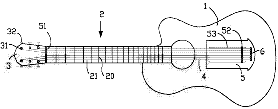 Conveniently tone-changing guitar