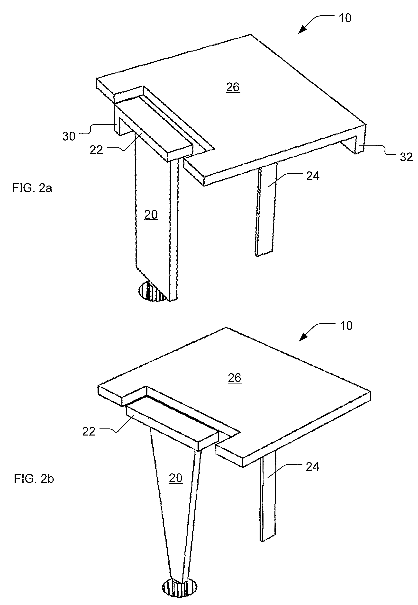 Multi-band or wide-band antenna including driven and parasitic top-loading elements